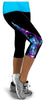 Women's Fashon New Arrival Casual Patchwork Side Floral Exercise Capris High Waisted Patchwork Workout Fitness Leggings Wear