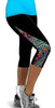 Women's Fashon New Arrival Casual Patchwork Side Floral Exercise Capris High Waisted Patchwork Workout Fitness Leggings Wear