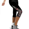 Women's Fashon New Arrival Casual Patchwork Side Floral Exercise Capris High Waisted Patchwork Workout Fitness Leggings Wear