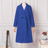 Women's Jackets ZANZEA 2022 Elegant Wool Blend Coats Casual Long Sleeve Outwears Female Double Breasted Overcoats Oversized