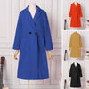 Women's Jackets ZANZEA 2022 Elegant Wool Blend Coats Casual Long Sleeve Outwears Female Double Breasted Overcoats Oversized