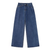 Women's Jeans 2022 Wide Leg Casual Streetwear Femme High Waist Trouser Vintage Baggy Jeans Straight Mom Denim Pants