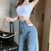 Women's Jeans Boyfriend Jean Pants Female High Waist Mom 2022 Women Jeans Stretch Casual Stright Slim Denim Trousers
