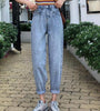 Women's Jeans Boyfriend Jean Pants Female High Waist Mom 2022 Women Jeans Stretch Casual Stright Slim Denim Trousers