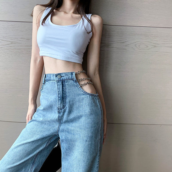 Women's Jeans Boyfriend Jean Pants Female High Waist Mom 2022 Women Jeans Stretch Casual Stright Slim Denim Trousers