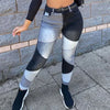Women's Jeans Trend Street Style Dark Stitching Personality Printing Wear-resistant Waist Slimming Straight Loose Pants