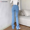 Women's Jeans For Girls Oversize Stretch Straight Jeans Baggy Mom Jean Wide Pants Aesthetic Woman Clothing Streetwear Trousers