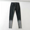 Women's Jeans High Waist Denim Trousers Female 2022 Gradient Color Stretch Slim Skinny Nine Points Pencil Pants