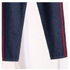 Women's Jeans Vintage Plus Thick Size Straight Baggy High Waist  Winter Casual Harem Pants Ladies Stripe Denim Trouser