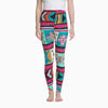 Women's Leggings Slim Digital Printing Geometric Stripe New Leggings Spring Summer Large Size Fashion Women