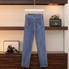 Women's Pants Autumn Traf Korean Style Tie Bow Long-sleeved Shirt Light-colored Jeans Cute Casual Suit Y2k Women's Jeans
