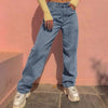 Women's Pants Straight Leg Jeans Ladies High Waist Loose Autumn Pants Casual Oversize Mom Trousers Streetwear