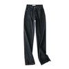Women's Pants Wide Leg Jeans Women High Waist Baggy Jeans Loose Split Pants Casual Blue Black Washed Mom Denim Trousers