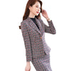 Women's Plus Size Office Professional Wear 2022 Autumn and Winter Ladies Long-sleeved Suit Slim High-waist Skirt 2-piece