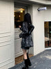 Women's Print Pocket Temperament Mini Women Skirt Suits Lapel Long Sleeve Loose Fit Jacket Trend Spring Autumn 2023