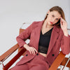 Women's Set Autumn Winter Long Sleeve Blazer Pants Women Sets two Breasted Jacket Formal Suit  2 Pieces Sets Suit Office Lady