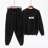 Women's Sets 2023 Autumn Winter Woolen And Cashmere Knitted Warm Suit O Collar Sweater + Harem Pants Loose Style Two-Piece Sets