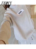 Women's Sets 2023 Autumn Winter Woolen And Cashmere Knitted Warm Suit O Collar Sweater + Harem Pants Loose Style Two-Piece Sets