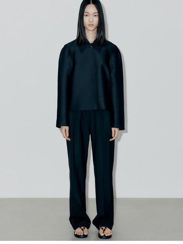 Women's Short Blazer Korean Style  2023 Autumn Ladies Turn-down Collar Long-Sleeve Loose Temperament Suit Jacket