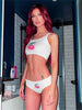Women's Shorts and Cropped Sets Y2k Ins Cherry Print and Mini Pants Female Bodycon Underwear Kawaii 2PCS Alt Clothes
