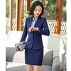 Women's Skirt Suit 2 Pieces Set Office Lady Work Wear Jacket Skirt Suit Female Skirt And Blazer Formal Elegant Long Sleeve