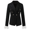 Women's Solid Coats Cardigan Formal Suit Long Sleeve CoatLapels Business Office Mid Length Womens Coats Short Women Winter Coats
