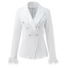 Women's Solid Coats Cardigan Formal Suit Long Sleeve CoatLapels Business Office Mid Length Womens Coats Short Women Winter Coats