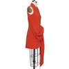 Women's Spring 2023 Orange Double Breasted  Blazer Traf Coat Jacket
