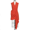 Women's Spring 2023 Orange Double Breasted  Blazer Traf Coat Jacket