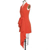 Women's Spring 2023 Orange Double Breasted  Blazer Traf Coat Jacket
