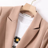 Women's Suit Blazer Spring and Autumn 2023 Casual Versatile Jacket Suit Women