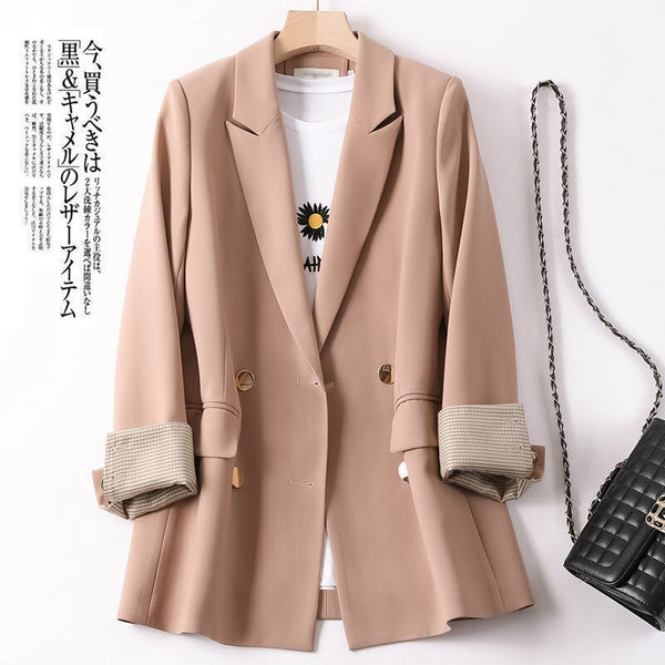 Women's Suit Blazer Spring and Autumn 2023 Casual Versatile Jacket Suit Women