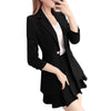 Women's Suit Temperament Proton Women Professional Office Suit With Skirt Blazers For Elegant Sets Woman 2 Pieces Skirt
