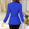 Women's Suit Jacket A Button Long Sleeved Short Korean Female Spring And Autumn 2023 Casual Ladies White Blazer Wild Tops