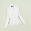 Women's Suits 2022 Summer Women's Large Size Single Buckle White Small Suit Jacket Slim Bag Hip Split Skirt Two-piece Suit