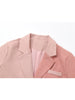 Women's Suits In Autumn Contrast Color Splicing OL Business Suit Jacket Jacket Long Pink Blazer Jacket for Women Coats
