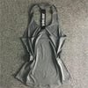 Women's Tank Vest Sleeveless Shirts Women Tank Tops Vest Fitness Clothes Tight Quick Dry Tank Tops Singlets Top