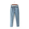 Women's Tassel Harem Pants High Waist Jeans Vintage Female Denim Pencil Pant Plus Size Ankle-length Brand Fashion Trousers C3826