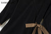 Women's Tracksuit Autumn Winter 2023 Retro V-neck Gold Velvet Top Wide-leg Pants Female Set Woman 2 Pieces Plus Size