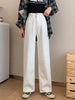 Women's White Wide Leg Jeans Pant Summer High Waist All-Match Loose Denim Pant Casual Vintage Trousers Wide Leg Pants Jeans 2022