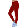 Women's Workout Leggings Candy Colors High Fluorescence V-Waist Stretch Spandex Leggings Women