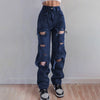 Women's Y2K Pants Loose Jeans For Women High Waist Trousers Casual Autumn Winter Pants Casual Mom Trousers