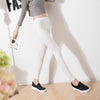 Women's and girl's Imitation Leather Slim Leggings Plus Size Lederhosen S M L XL XXL XXXL nine points Mid-waist Pants