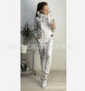 Women's autumn and winter fleece casual sports suit sweater