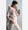 Women's autumn and winter fleece casual sports suit sweater