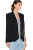 Women's blazer office lady coat solid long sleeves lapel cape poncho female elegant jacket women's formal suit blazer feminino