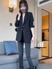 Women's split blazer Korean notched collar long sleeve 2022Women's office jacket college students street Blazers