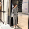 Women's suit Knitted 2 pieces Set Tracksuits Women Autumn Thick Warm O-neck Loose Sweater+Ankle-Length Pants Warm Cashmere Suit