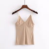 Women sexy bustier crop tops Cotton bralette female tops Deep V Neck Pfeiffer Tank tops Camis Slim camisole