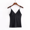 Women sexy bustier crop tops Cotton bralette female tops Deep V Neck Pfeiffer Tank tops Camis Slim camisole